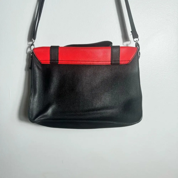 Primark Disney Red & Black Mickey Mouse Bag Tote (satchel) adjustable strap - Picture 11 of 11